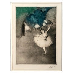 De Ster" von Edgar Degas Radierung & Aquatinta 