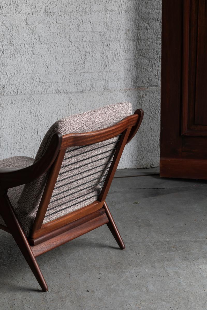 Mid-20th Century De Ster Gelderland, De Knoop Easy Chair, 1960s