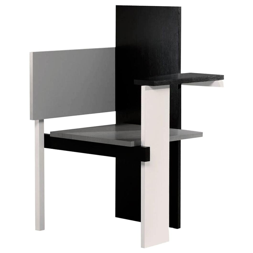 De Stijl Berlin Chair Designed in 1923 by Gerrit Rietveld For Sale