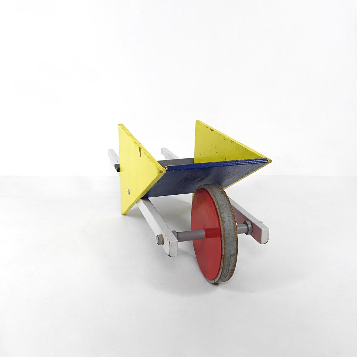 De Stijl Kinderwagenbarrow entworfen von Gerrit Rietveld für Van De Groenekan (Niederländisch) im Angebot