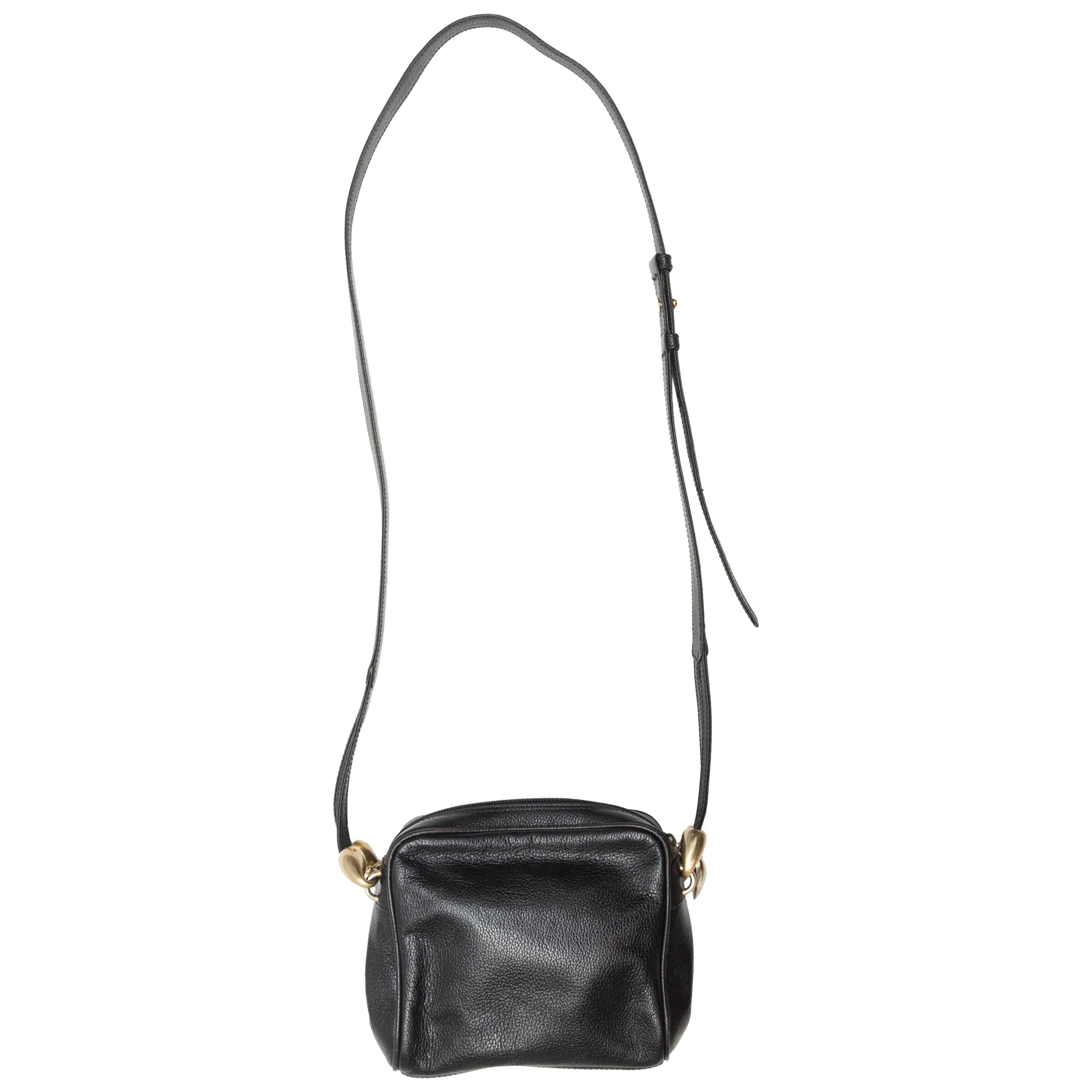 De Vecchi Black By Hamilton Hodge Crossbody Bag