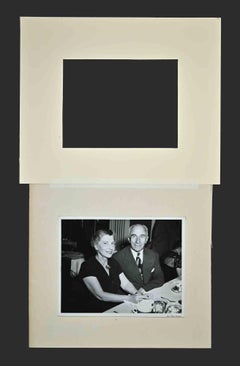 Portrait of Mr. and Mrs. Harry M. Warner - Original b/w Photograph - 1940s