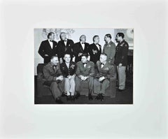 Vintage Portrait of American Air Power Generals of World War II - b/w Photograph - 1940s