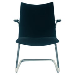 Sillón holandés de acero tubular De Wit 4014, Países Bajos Años 50
