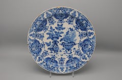 'De Witte Starre, Delft - Decorative plate, first half 18th century