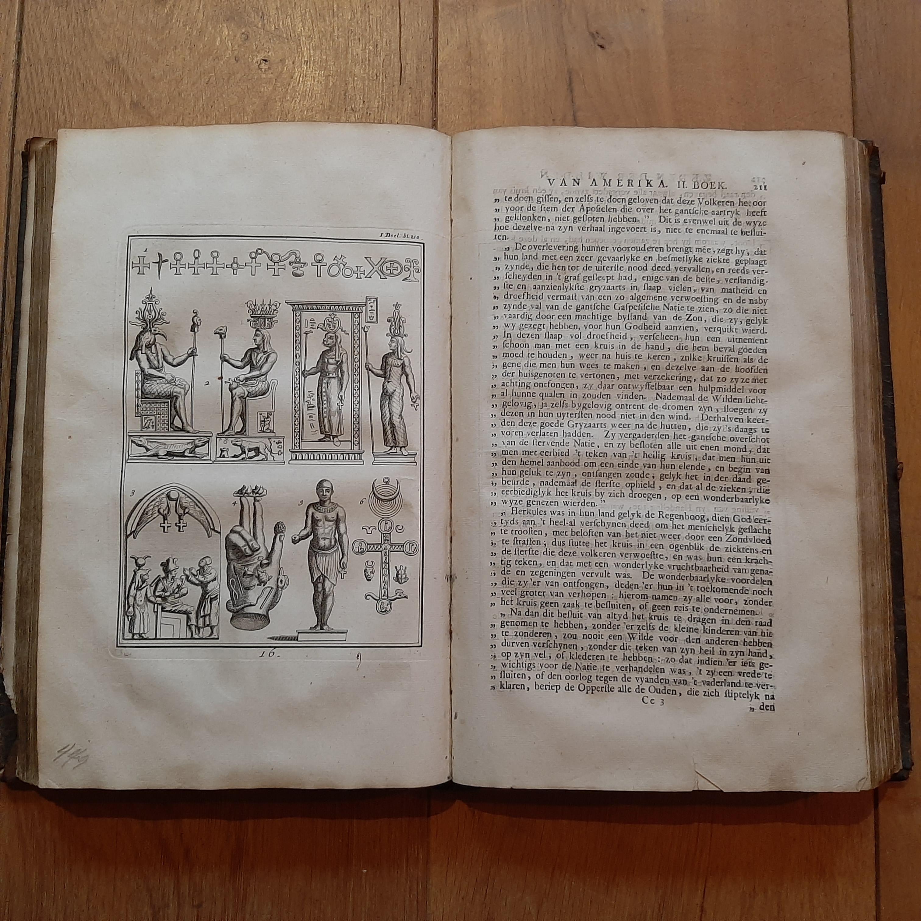 XVIIIe siècle De Zeden der Wilden van Amerika par La Fiteau, 1731 en vente
