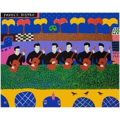 'Dead Ringers for Love' Figurative Portrait Painting by Alan Fears Pop Art