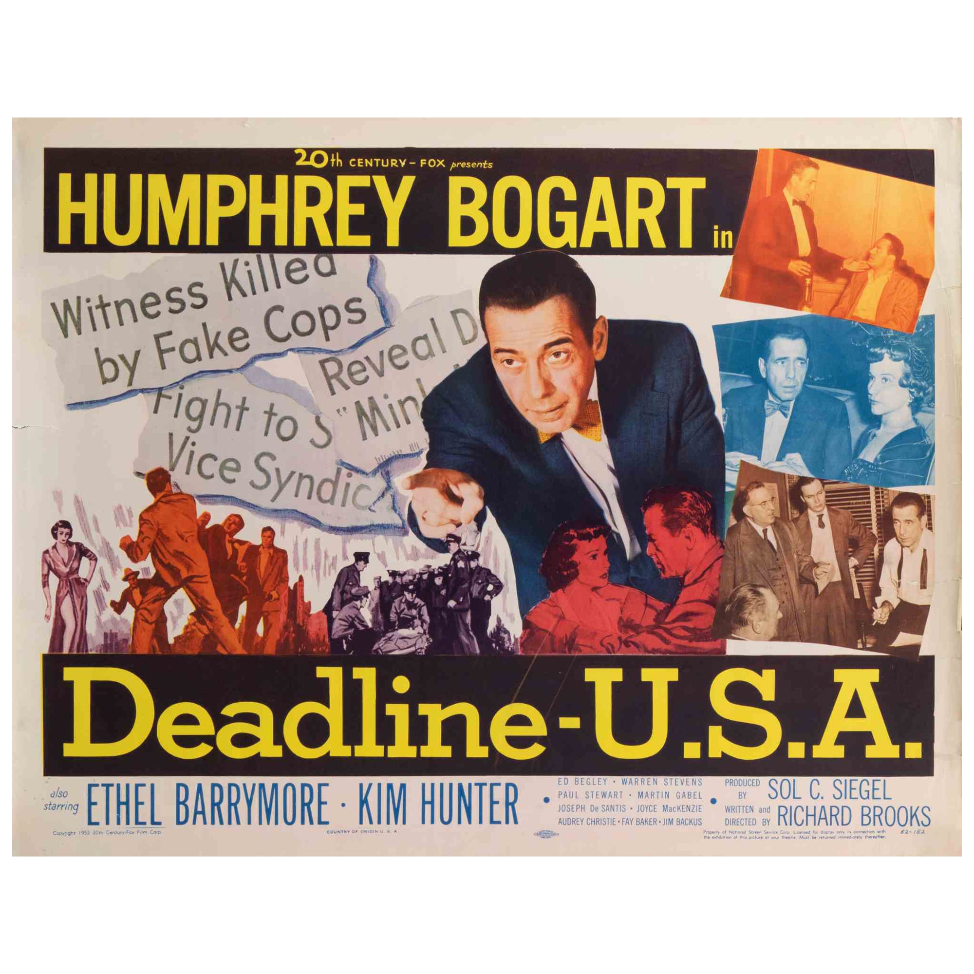 Deadline - U.S.A. (1952, USA) in vendita