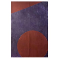 Hand Painted Wallpaper Deadly Nightshade Geometric