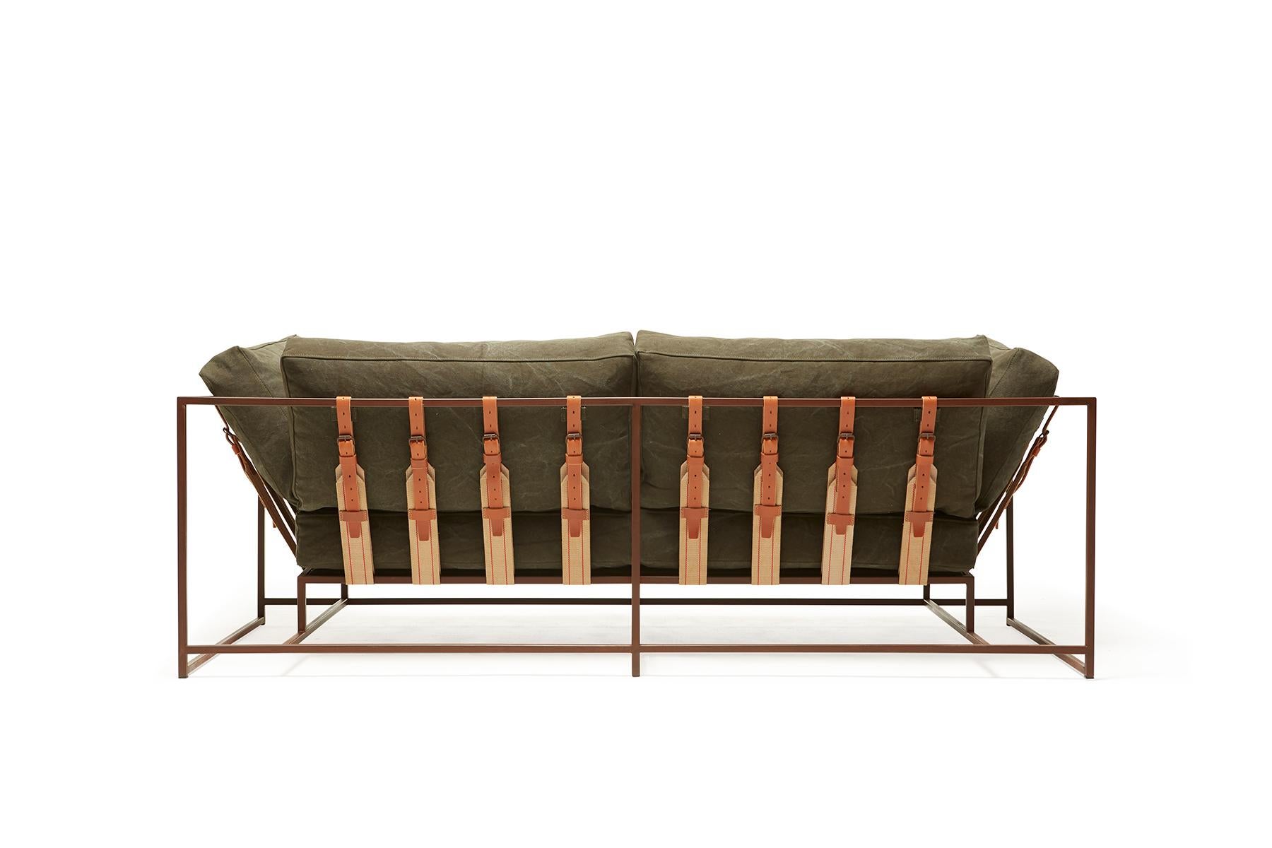 dark rust sofa