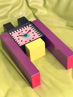 Deadstock Tabletop Clock, Nathalie Du Pasquier and George Sowden for Neos Lorenz