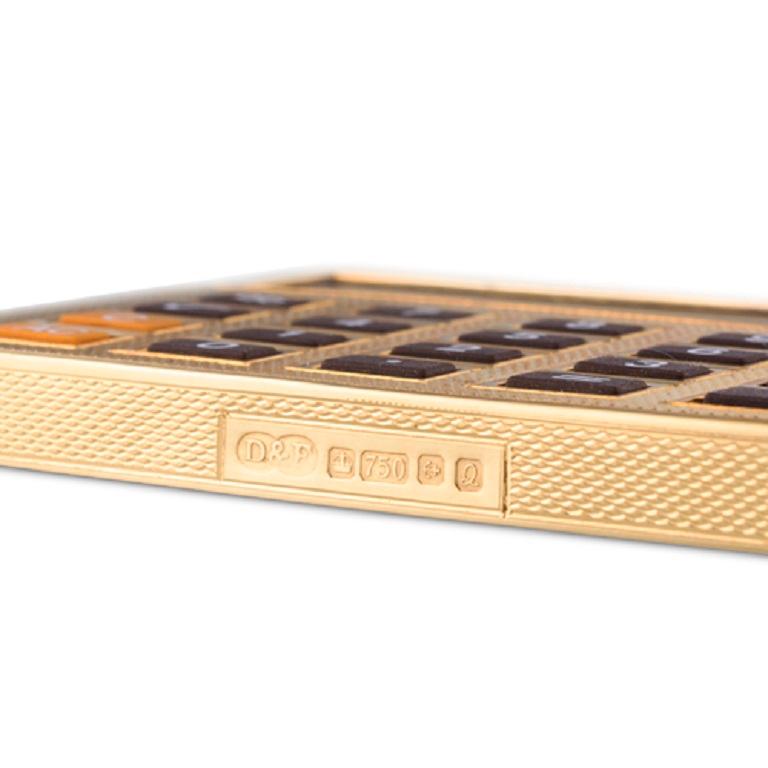 Deakin and Francis 18 Karat Gold Limited Edition Luxury Calculator For