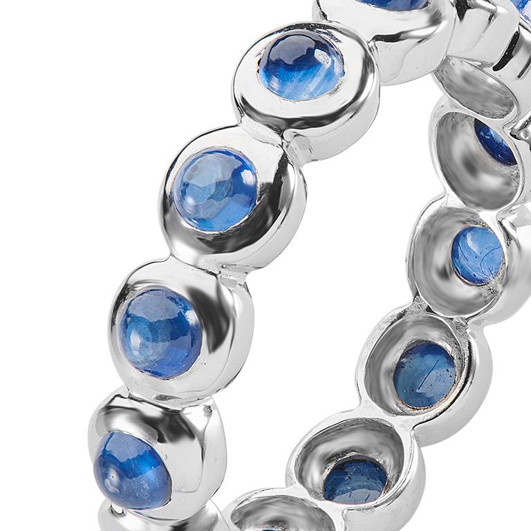 DEAKIN & FRANCIS, Piccadilly Arcade, London

This stunning 18ct white gold cabochon sapphire eternity ring is the perfect addition to any jewellery box and would make the most amazing gift! Comprising of 14 round cabochon sapphires, this ring is the
