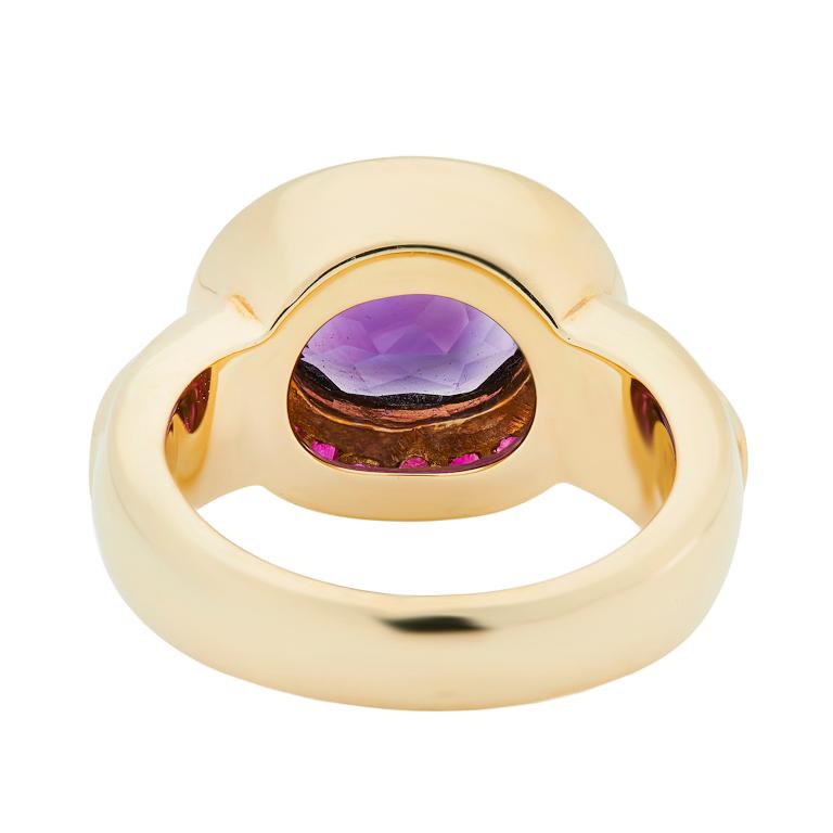 amethyst and ruby ring