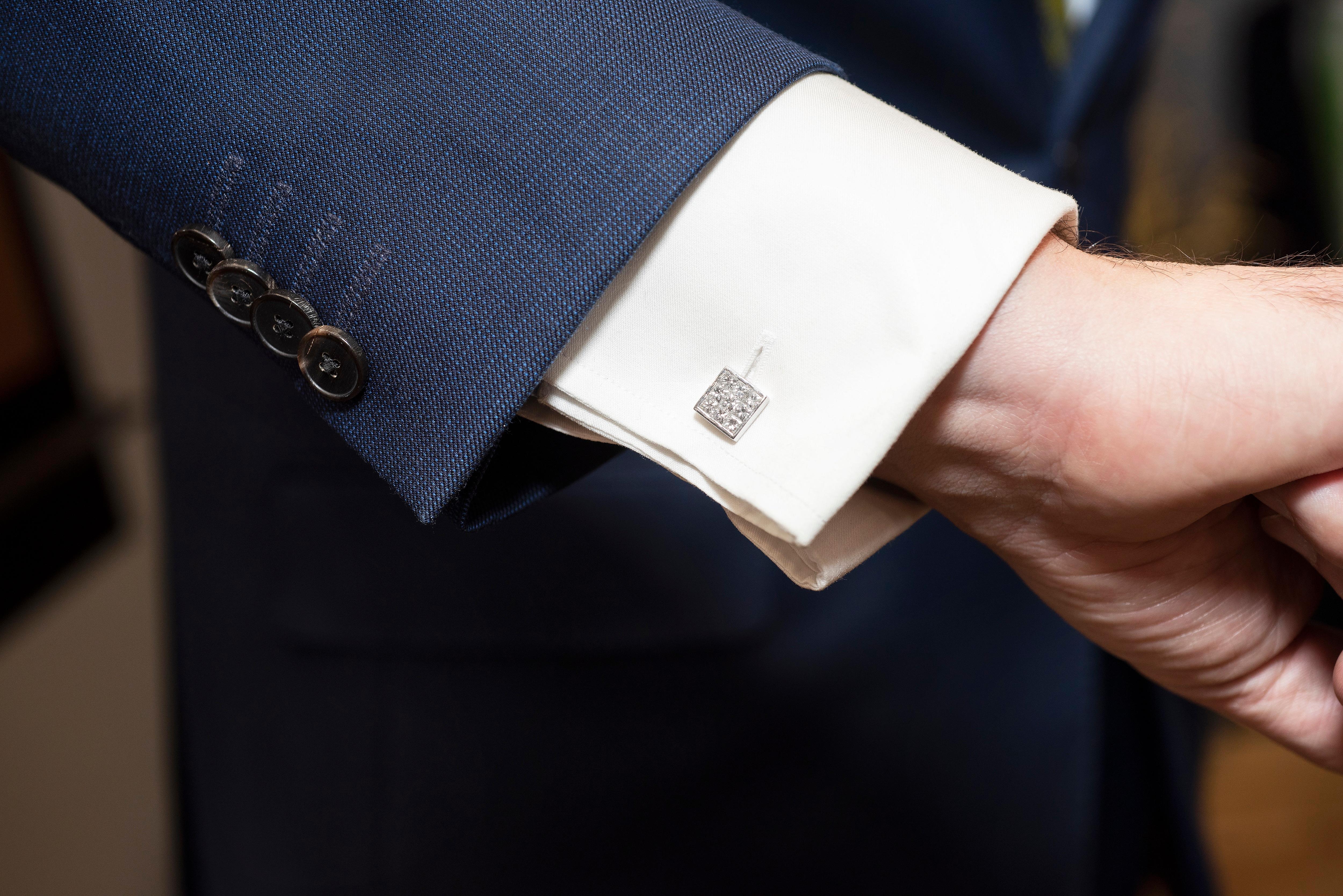 DEAKIN & FRANCIS, Piccadilly Arcade, London

These dazzling cufflinks truly are one of a kind. With only one pair made, these cufflinks are the perfect finishing touch to any black tie outfit! Dazzle in style, with the ultimate luxurious pair of