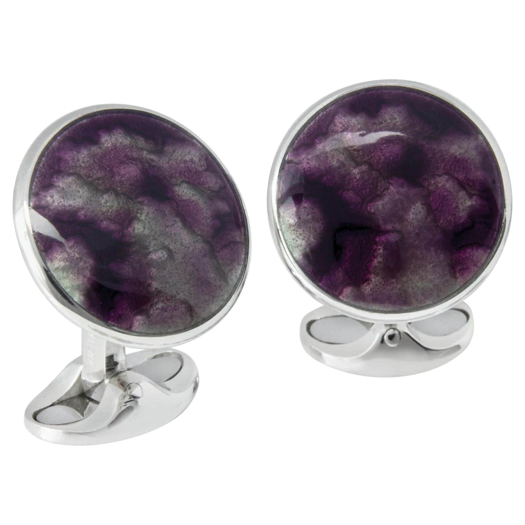 Deakin & Francis Deep Berry Winter Haze Cufflinks