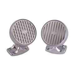 Deakin 
Francis Freely Rotating Kinetic Cufflinks in Silver Finish