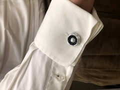 Deakin & Francis Jet Turbine Engine Cufflinks Brushed Aluminium