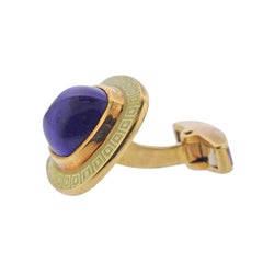 Deakin & Francis Lapis Enamel Gold Cufflinks