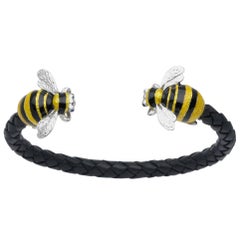 Deakin & Francis Leather Bumble Bee Bangle