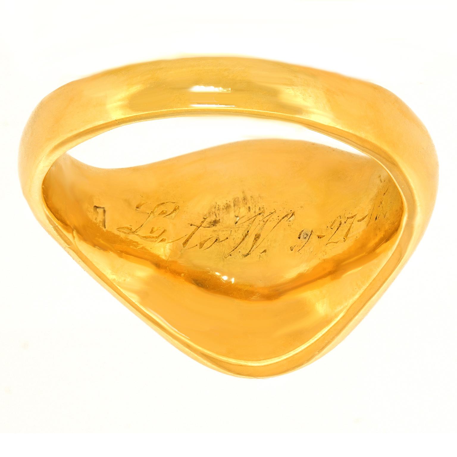 Deakin & Francis Signet Ring c1915 4