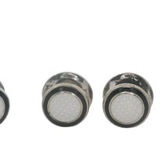 Deakin & Francis Sterling Silver Black and White Enamel Dress Stud Set