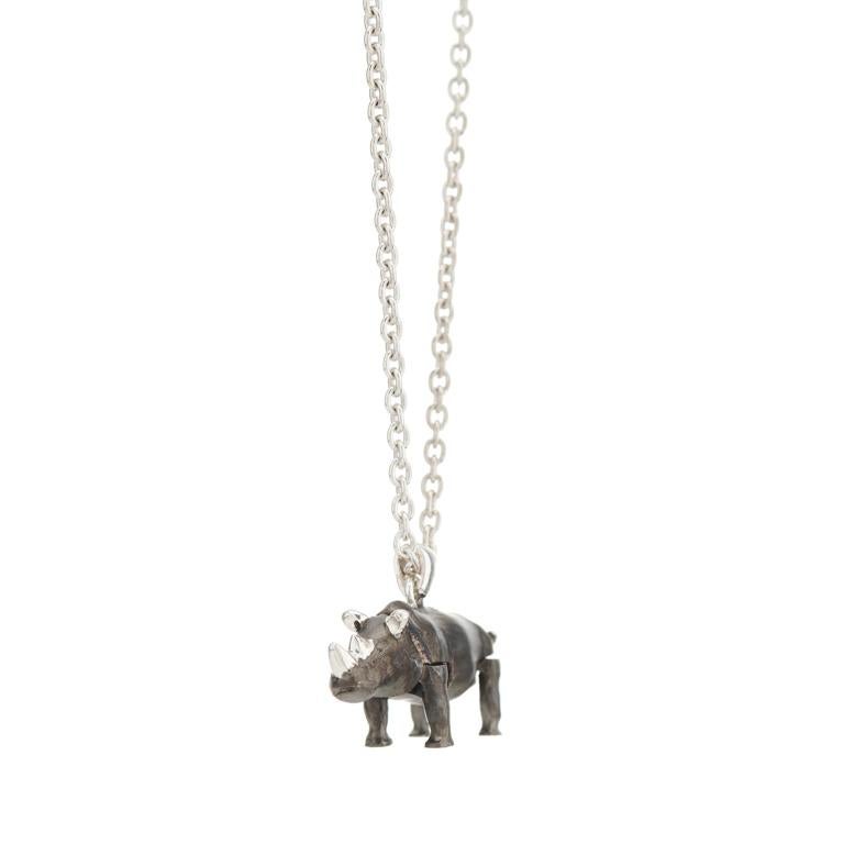 rhino necklace