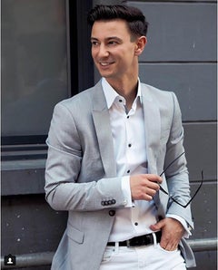 Deakin & Francis Sterling Silver French Bulldog Cufflinks