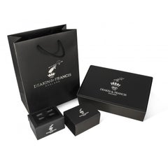 Deakin & Francis Sterling Silver Frog with Crown Cufflinks