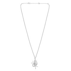 Deakin & Francis Sterling Silver Hermit Crab Pendant and Chain