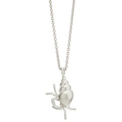 Deakin & Francis Sterling Silver Hermit Crab Pendant and Chain