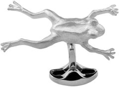 Deakin & Francis Sterling Silver Leaping Frog Cufflinks