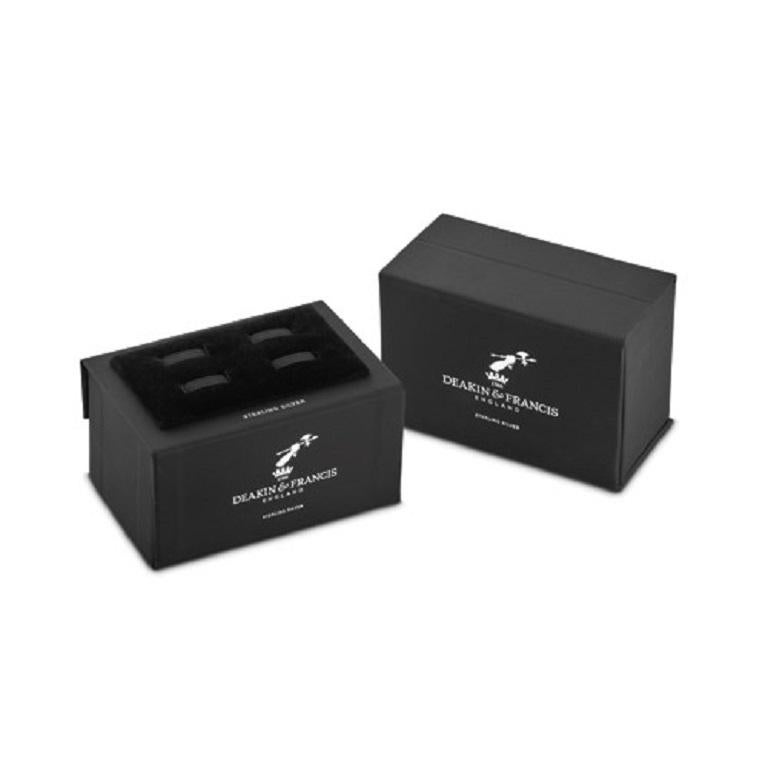 Contemporary Sterling Silver Pelican Cufflinks For Sale