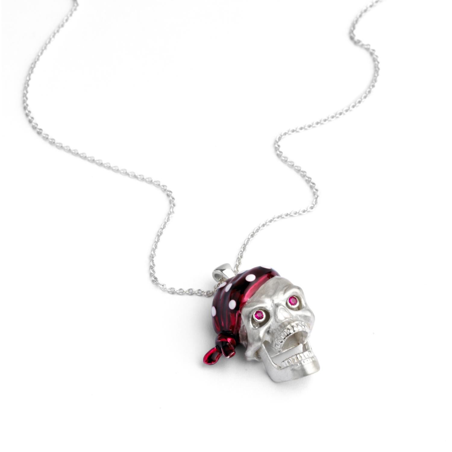 pirate skull necklace
