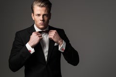 Deakin & Francis Sterling Silver Red Enamel Devil Duck Cufflinks