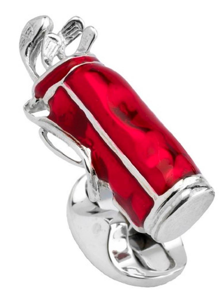 DEAKIN & FRANCIS, Piccadilly Arcade, London

Whether he spends his weekends on the green or weekdays in front of the box, these golf bag cufflinks are the perfect gift for golf enthusiasts. The best-selling red enamelled design is the perfect