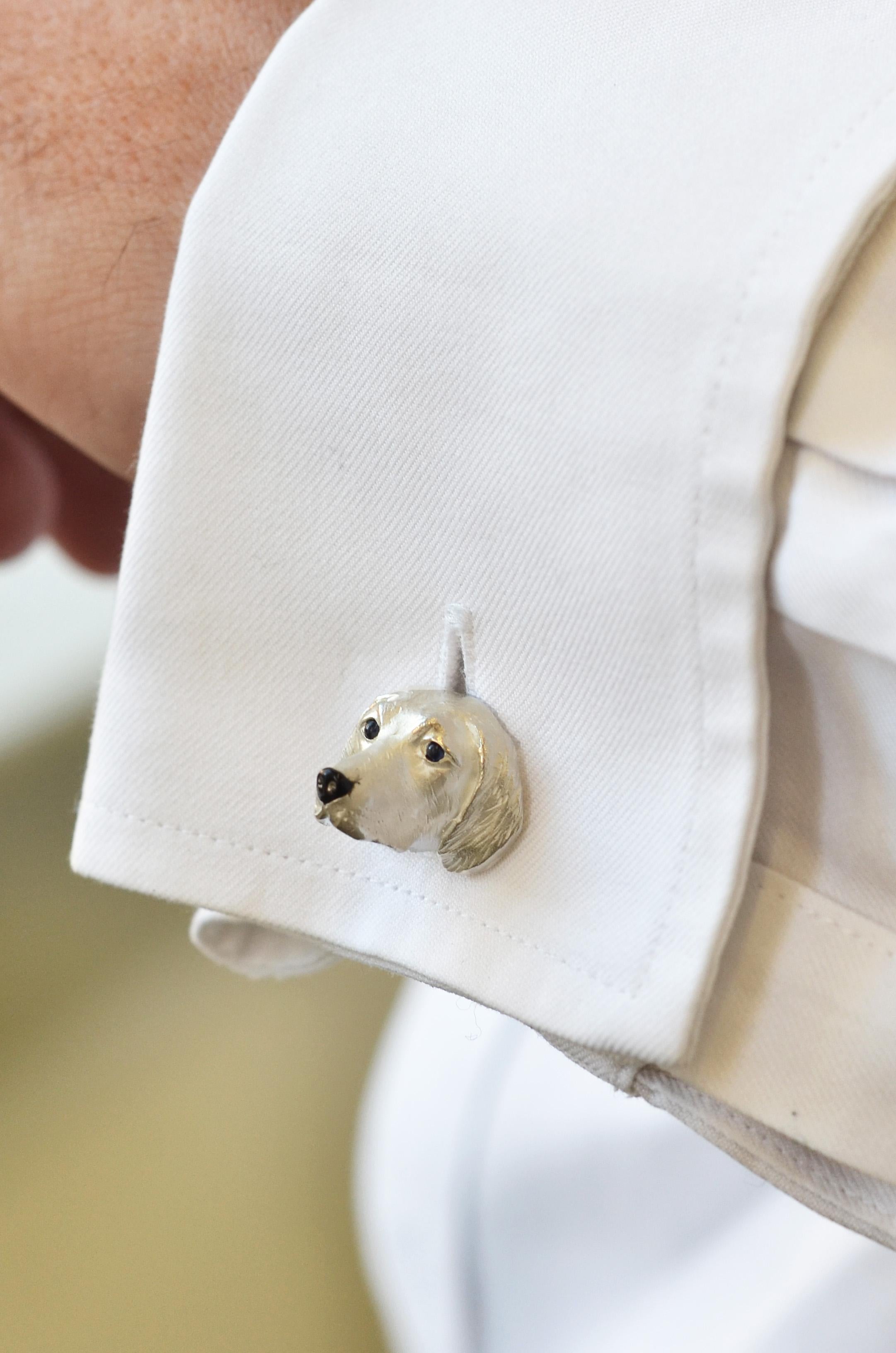 DEAKIN & FRANCIS, Piccadilly Arcade, London

Retriever dogs are known for being attentive and loyal and are the perfect companions. Greedy by nature, our cheeky chaps have been crafted from sterling silver and feature a thick long coat and stunning