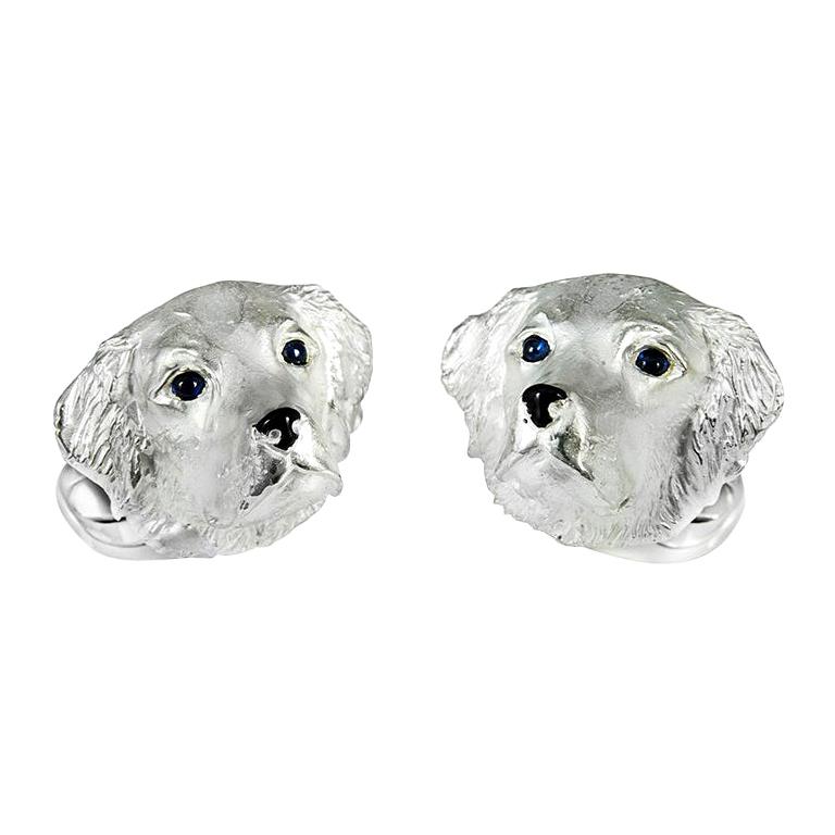 Dog Cufflinks - 44 For Sale on 1stDibs | golden retriever 