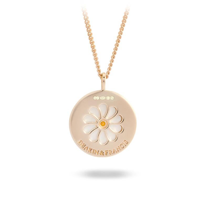This stunning sterling silver pendant is the perfect, everlasting choice for the sophisticated woman. With its beautiful lustre and iridescence the mother of pearl inlay, these round designs are encased in a rose gold plated setting and are