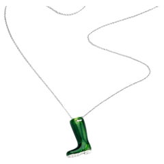 Deakin & Francis Sterling Silver Wellington Boot Pendant