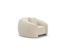 Poltrona DEAN in tessuto Boucle