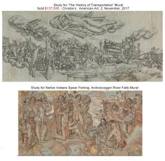 American Indian - Androscoggin River Falls, Manufacturers National Bank Study