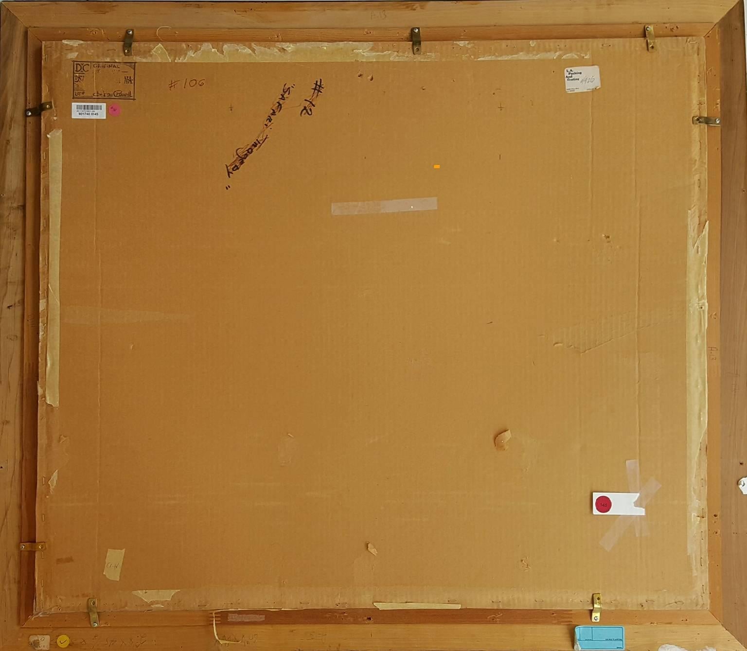 Ernest Hemingway. The Short Happy Life of Francis Macomber,  He Lay Face Down, - Post-Impressionist Painting by Dean Cornwell