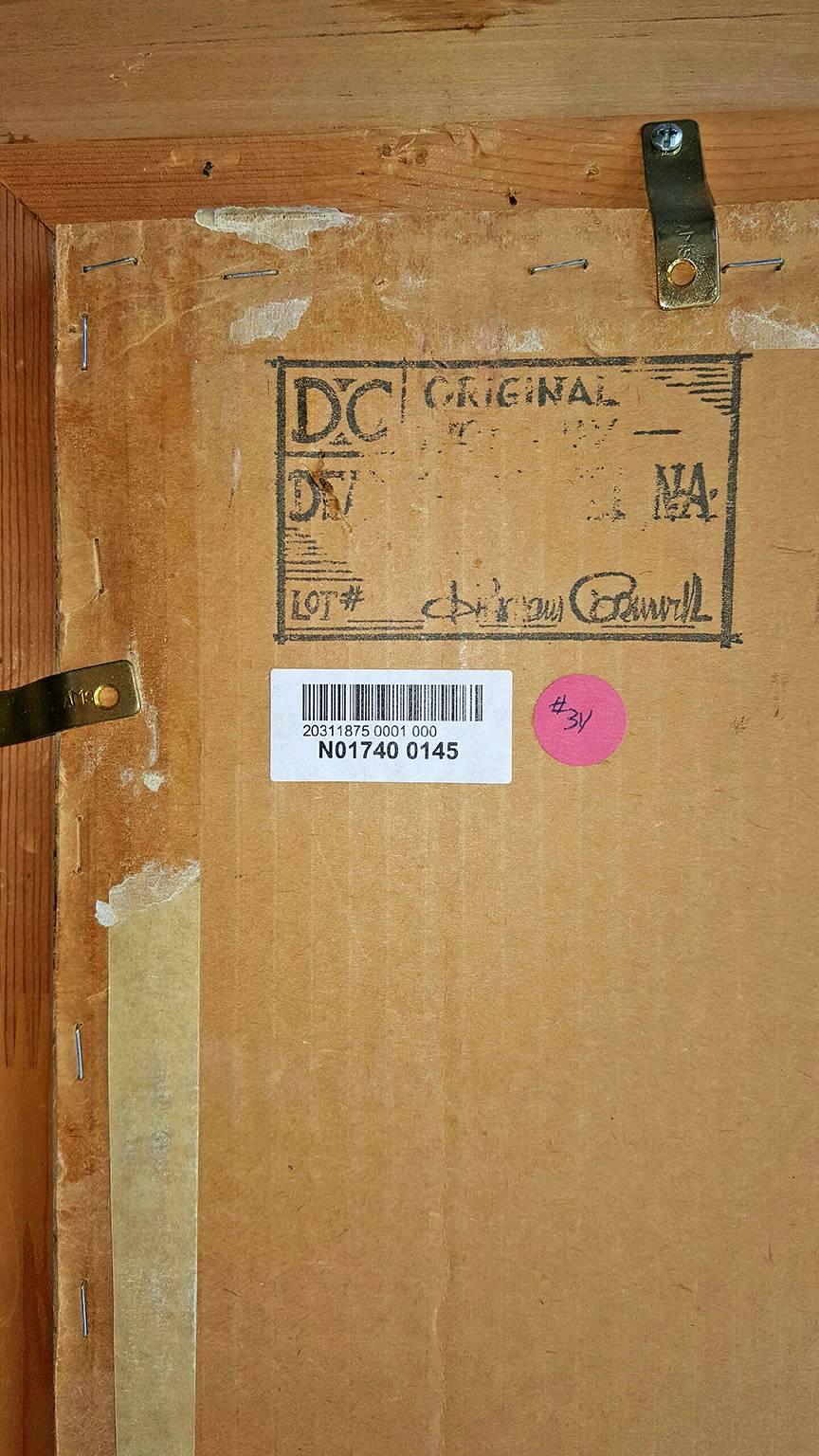 Ernest Hemingway. The Short Happy Life of Francis Macomber,  He Lay Face Down, - Brown Animal Painting by Dean Cornwell