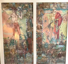 Study for Mural in the Lobby of WPA Courthouse in Nashville