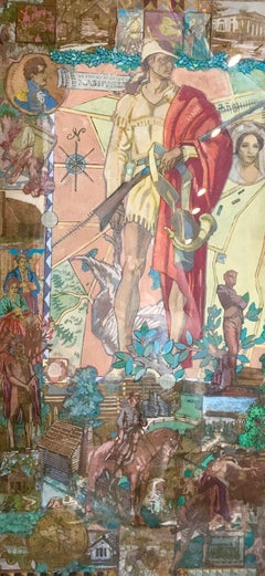 Study for Mural in the Lobby of WPA Courthouse in Nashville