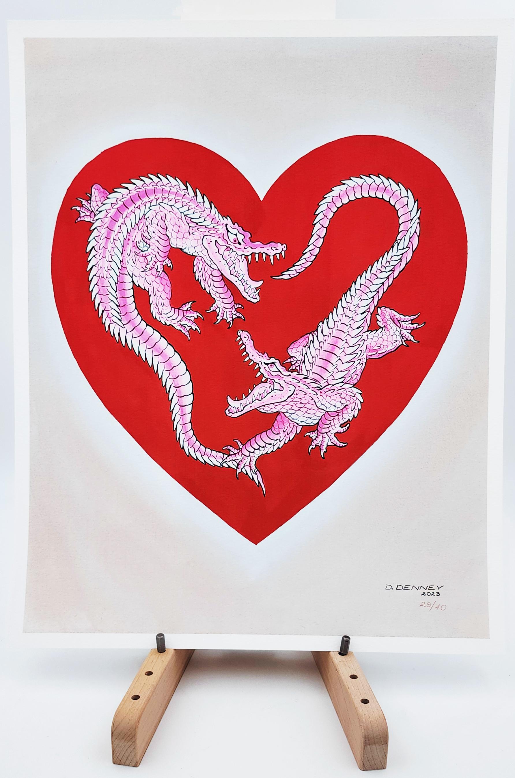 A sangre fría (~30% DE DESCUENTO SOBRE EL PRECIO DE LISTA - SÓLO POR TIEMPO LIMITADO) - Figurative Print Gris de Dean Denney