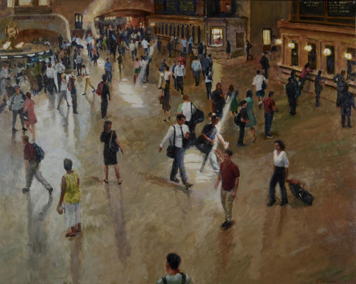 Grand Central Station – Painting von Dean Larson