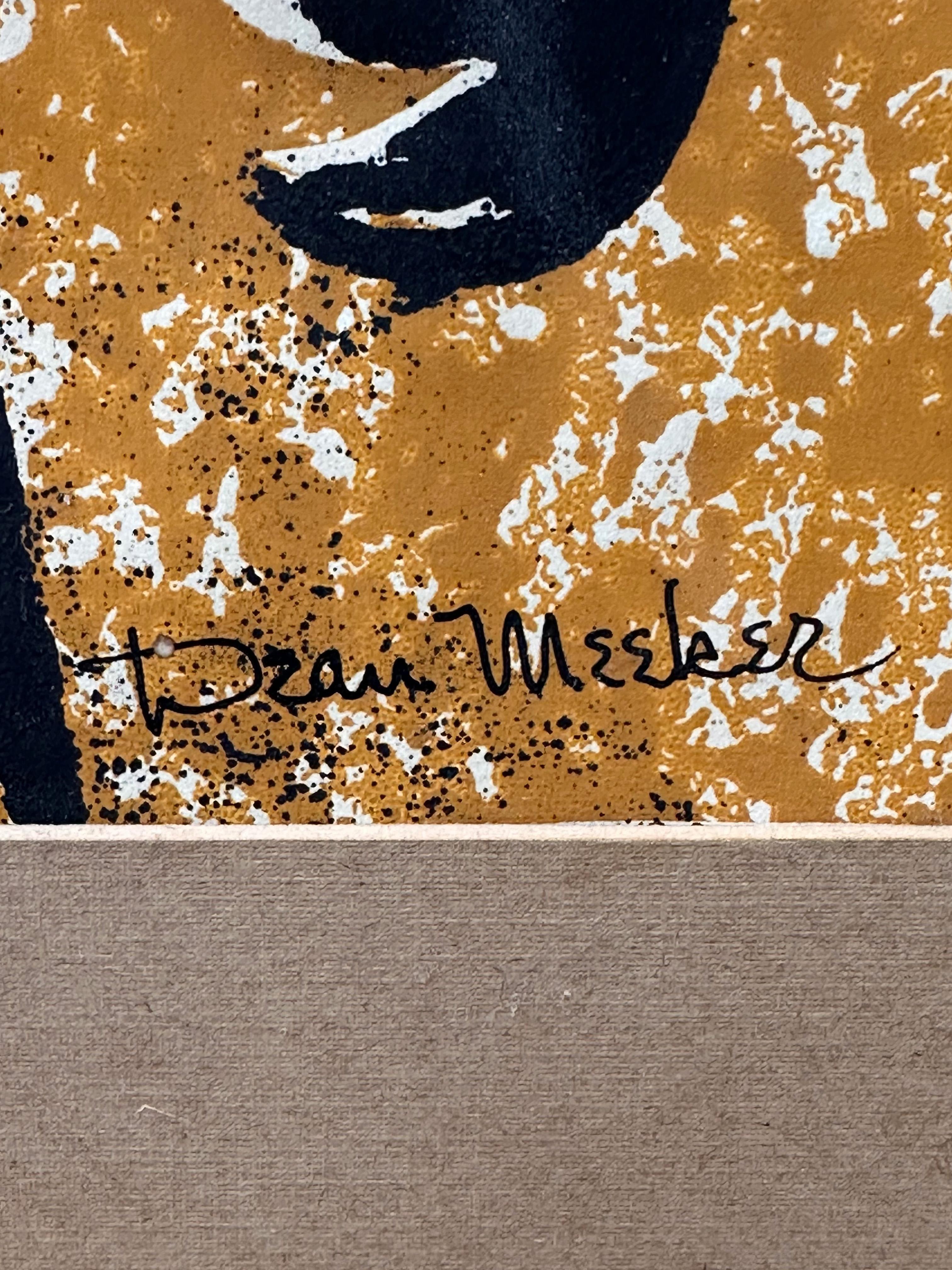 Paper Dean Meeker Horse and Rider, Lithograph For Sale