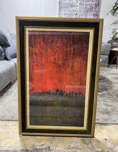 Dean Meeker Signed Limited Edition Mid-Century Silkscreen Serigraph Print Return